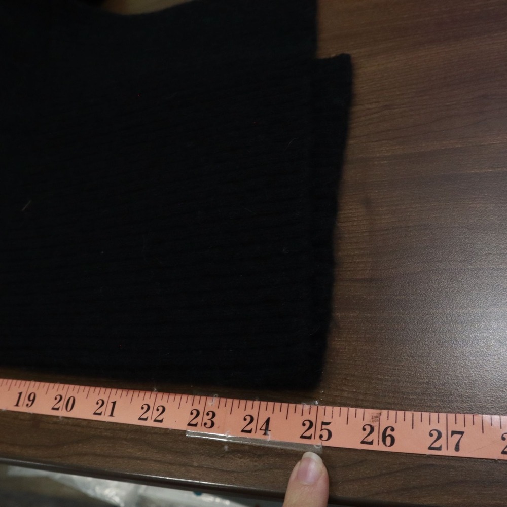 J. Crew Wool Alpaca Sweater Women M Black Mod Classic Timeless Sophisticated NWT - Picture 14 of 16